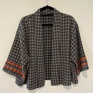 Forever21 Swing Jacket with Geometric Pattern